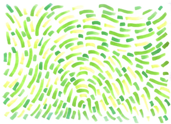 freehand abstract background with live materials, red, green strokes in a wave on a white background