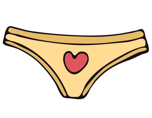 Set Van Vrouwelijke Sexy Ondergoed Schattige Onderbroek Beige Naakt Vector — Stockvector