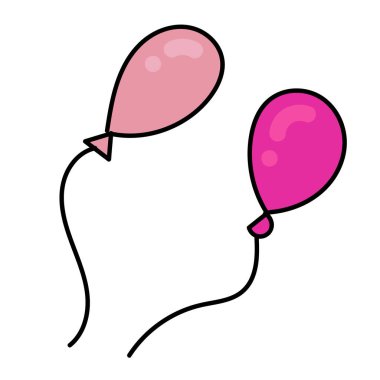 , karalama biçiminde vektör rengi ögesi, çocuklar için sevimli çizim