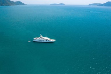 Tropik ada yaz tatili ve tatil konsepti.