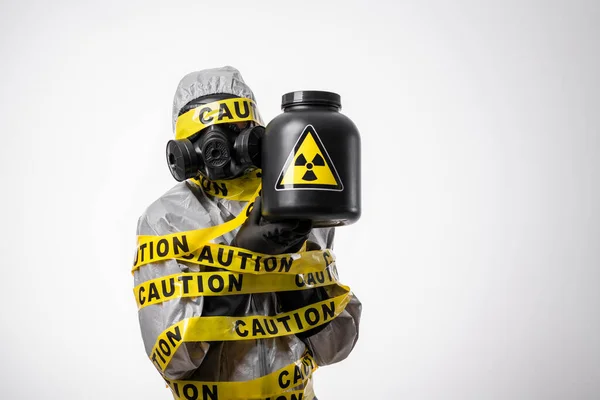 Kampf gegen die biologische Katastrophe. Strahlung und chemische Vergiftung — Stockfoto