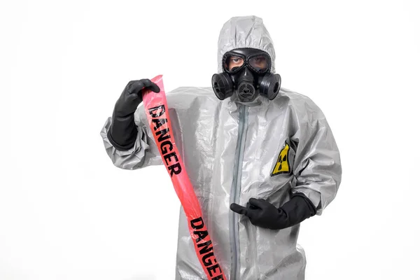 Fight against biological catastrophe. Radiation and chemical poisoning — Stock Photo, Image