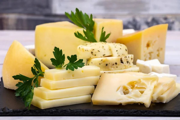 치즈의 다양한 종류의 — 스톡 사진