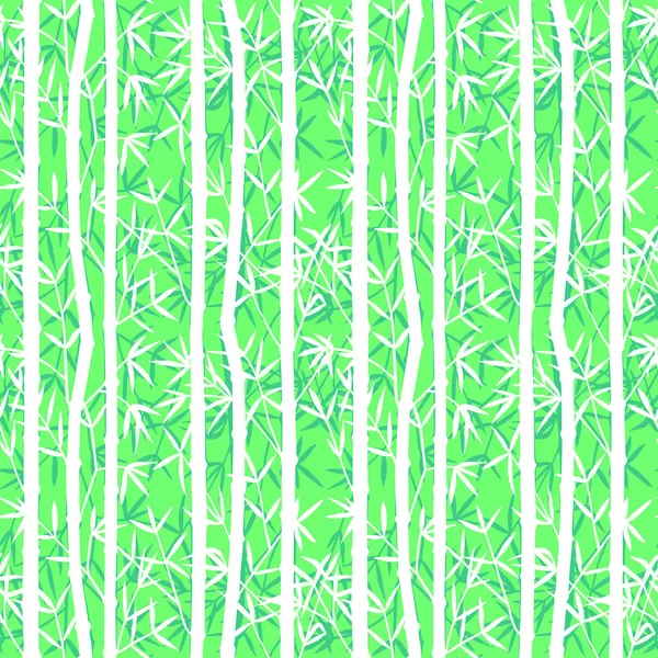 Patrón Sin Costura Bambú Ilustración Vectorial Eps10 Dibujo Mano — Vector de stock