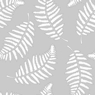 Tropikal yapraklı kusursuz vektör deseni