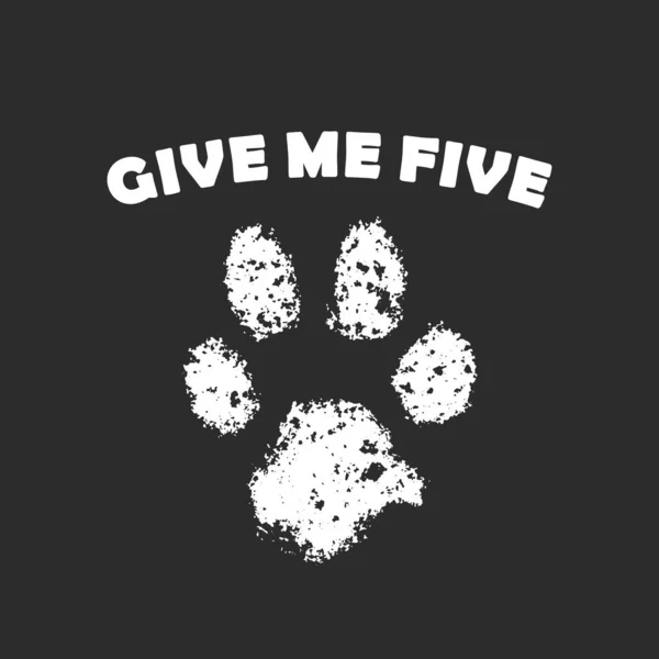 Give Five Eps10 Vector Stock Illustration — Stock Vector