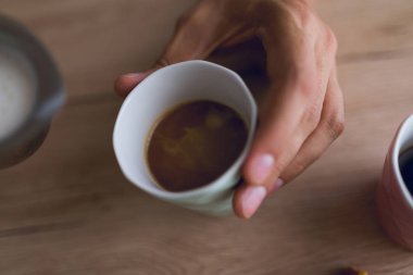 fincan espresso kahve masada