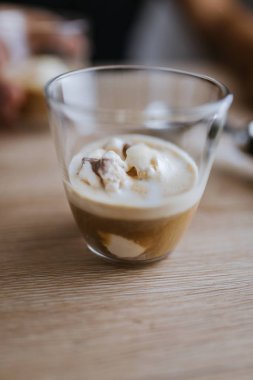Masada Affogato kahve bir fincan