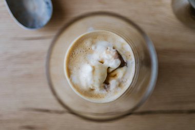 Masada Affogato kahve bir fincan