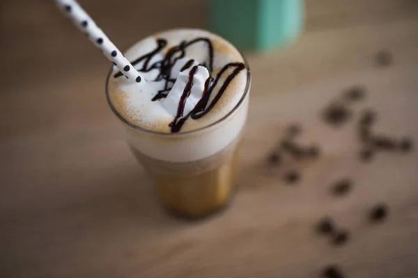 Tasse Espresso Auf Dem Tisch — Stockfoto