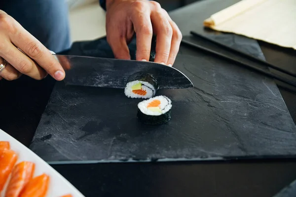 Sushi Oddělen Desce — Stock fotografie