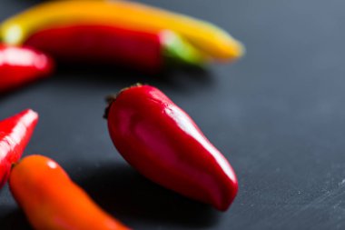 Kırmızı ve sarı biber karışımı