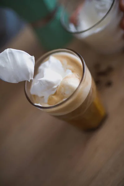 Tasse Espresso Auf Dem Tisch — Stockfoto