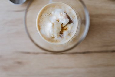 Masada Affogato kahve bir fincan