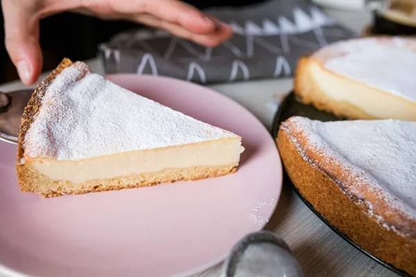 Hacer tarta de queso —  Fotos de Stock