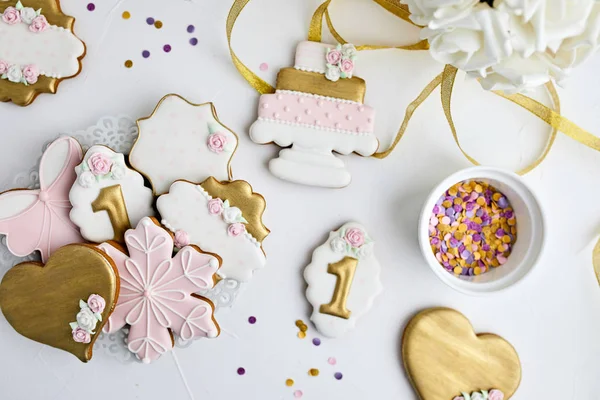 Birthday Cookies — Stock Photo, Image