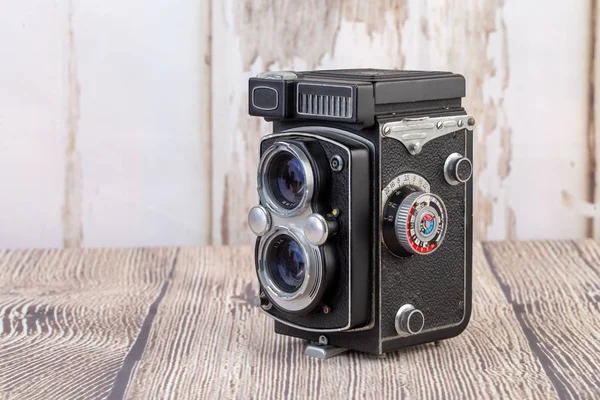 Oude Analogic Camera Gear Retro Vintage — Stockfoto