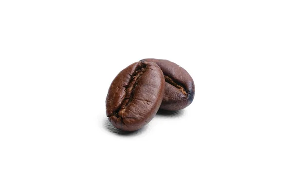 Set Fresh Roasted Coffee Beans Isolated White Background — Stock Photo, Image