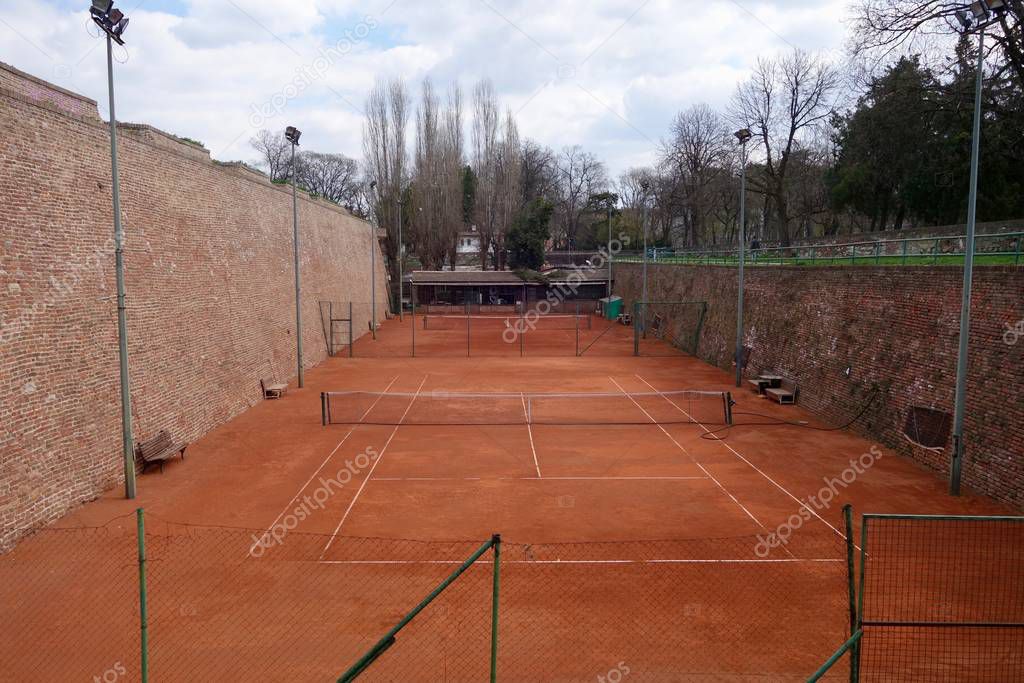                                Tennis-courts in the Kalemegdan fortress 