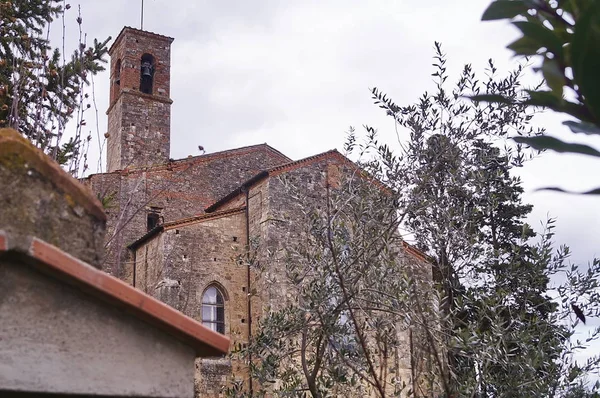 Kyrkan San Lucchese Poggibonsi Toscana Italien — Stockfoto