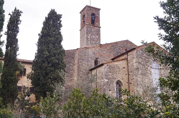 Iglesia San Lucchese Poggibonsi Toscana Italia — Foto de Stock