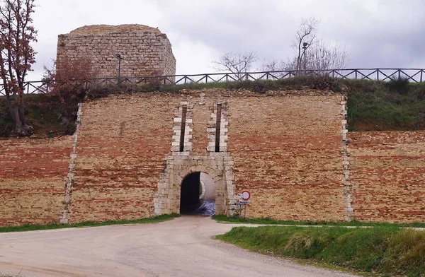 San Francesco Gate Medici Fortress Poggio Imperiale Poggibonsi Tuscany Italy — Stock Photo, Image