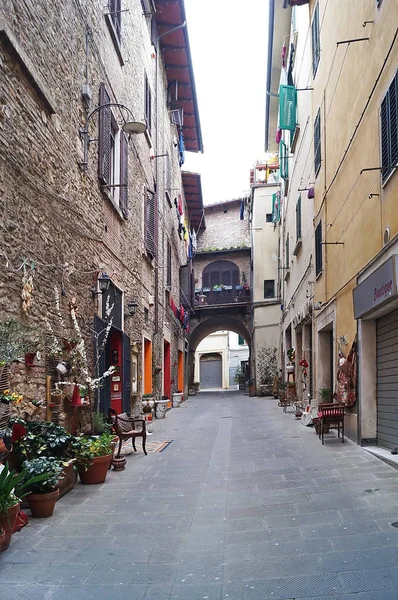 Typisk Gata Centrum Poggibonsi Toscana Italien — Stockfoto