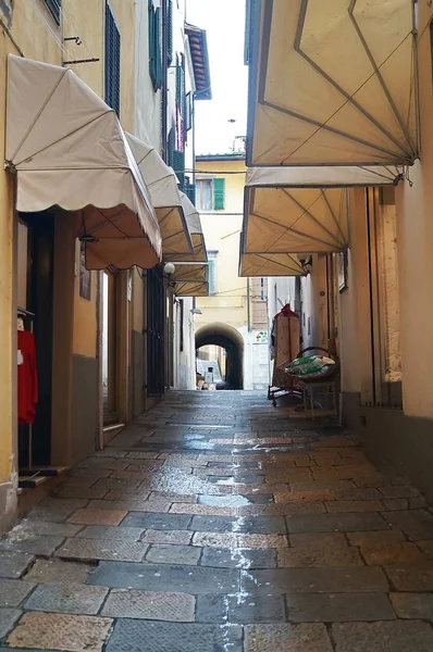 Típica Calle Centro Poggibonsi Toscana Italia — Foto de Stock