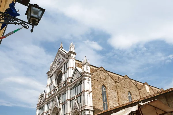 Basílica Santa Croce Florença Itália — Fotografia de Stock