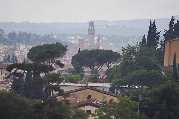 Kilátás Firenzei Villa Fan Park Firenze Olaszország — Stock Fotó