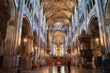 Parma, İtalya katedral iç