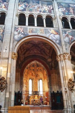 Parma, İtalya katedral iç