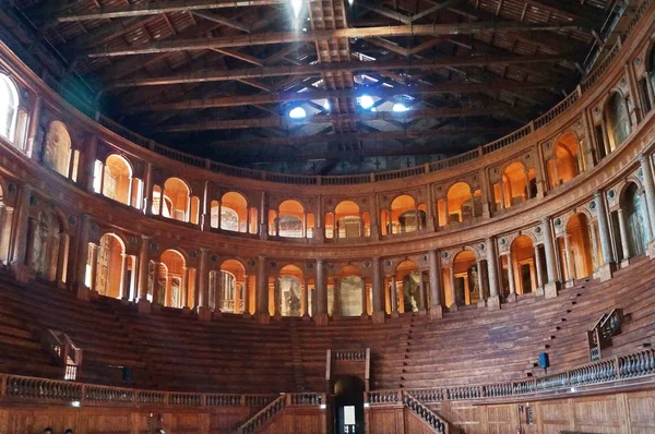 Innenraum Des Farnese Theater Parma Italien — Stockfoto