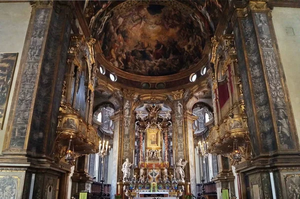 Interiér Kostela Parmě Parma Itálie — Stock fotografie