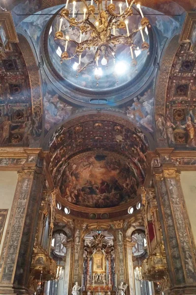 Interior Iglesia Santa Maria Della Steccata Parma Italia — Foto de Stock