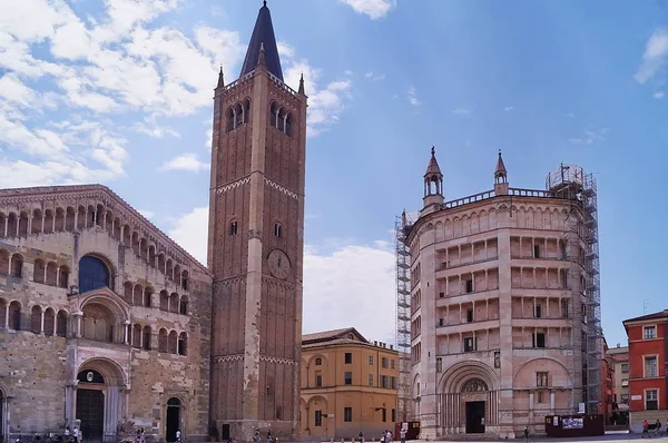 Catedral Baptisterio Parma Italia — Foto de Stock