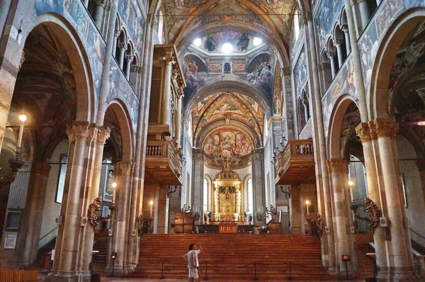 Intérieur Cathédrale Parme Italie — Photo