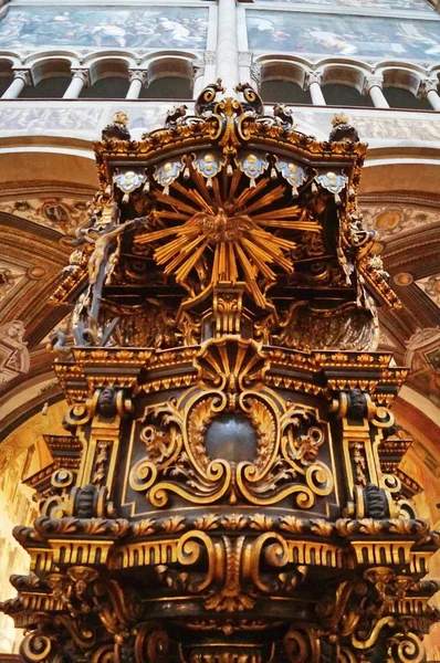 Pulpit Cathedral Parma Italy — Stock Photo, Image