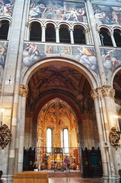 Interior Catedral Parma Italia —  Fotos de Stock