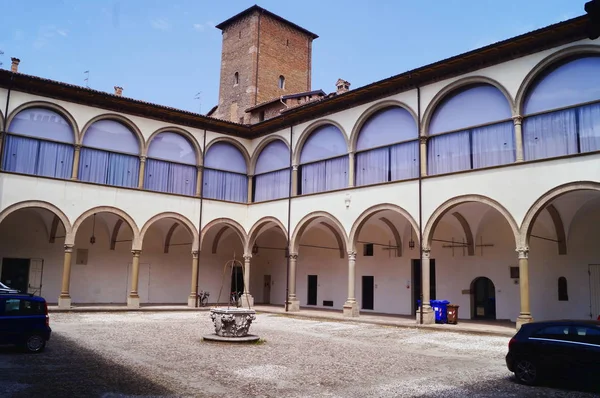 Patio Del Obispado Parma Italia — Foto de Stock