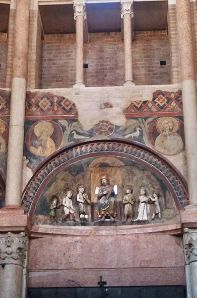 Interior Baptistery Parma Italy — Stock Photo, Image