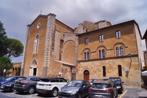 意大利奥维耶托的圣多梅尼科教堂 — 图库照片