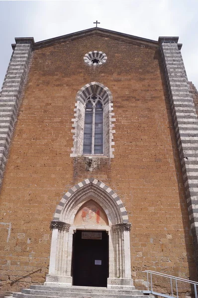 Kościół San Domenico Orvieto Włochy — Zdjęcie stockowe