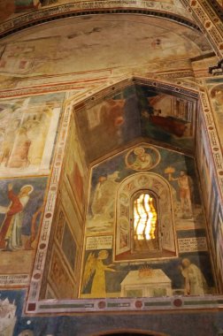 Orvieto, İtalya katedral içindeki freskler
