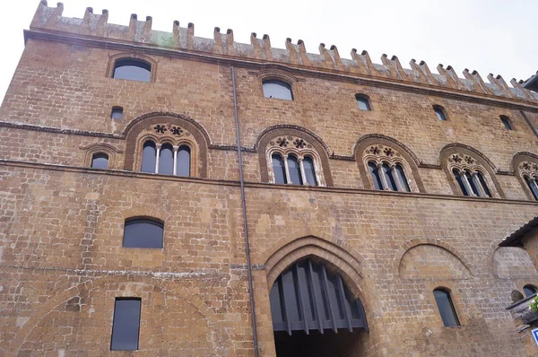 Popolo Palace Orvieto Italy — Stock Photo, Image