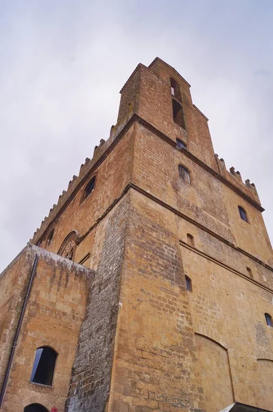 Turm Des Popolo Palastes Orvieto Italien — Stockfoto