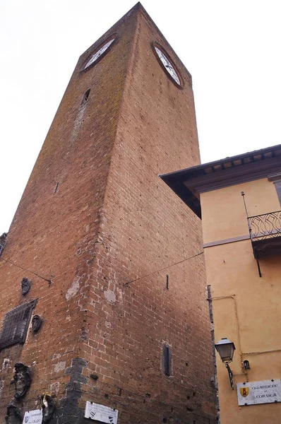 Moro Tower Orvieto Italië — Stockfoto