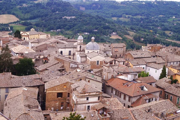Luchtfoto Van Orvieto Italië — Stockfoto