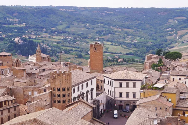 Orvieto Talya Nın Havadan Görünümü — Stok fotoğraf