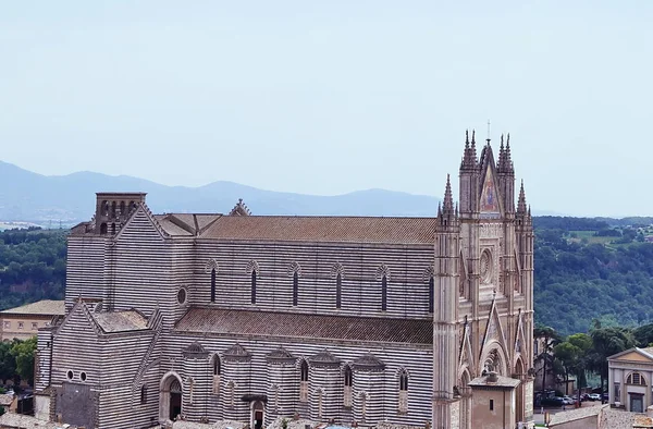 Veduta Aerea Del Duomo Orvieto — Foto Stock